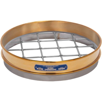 Picture of 12in Sieve, Brass/Stainless, Half-Height, 2.12in