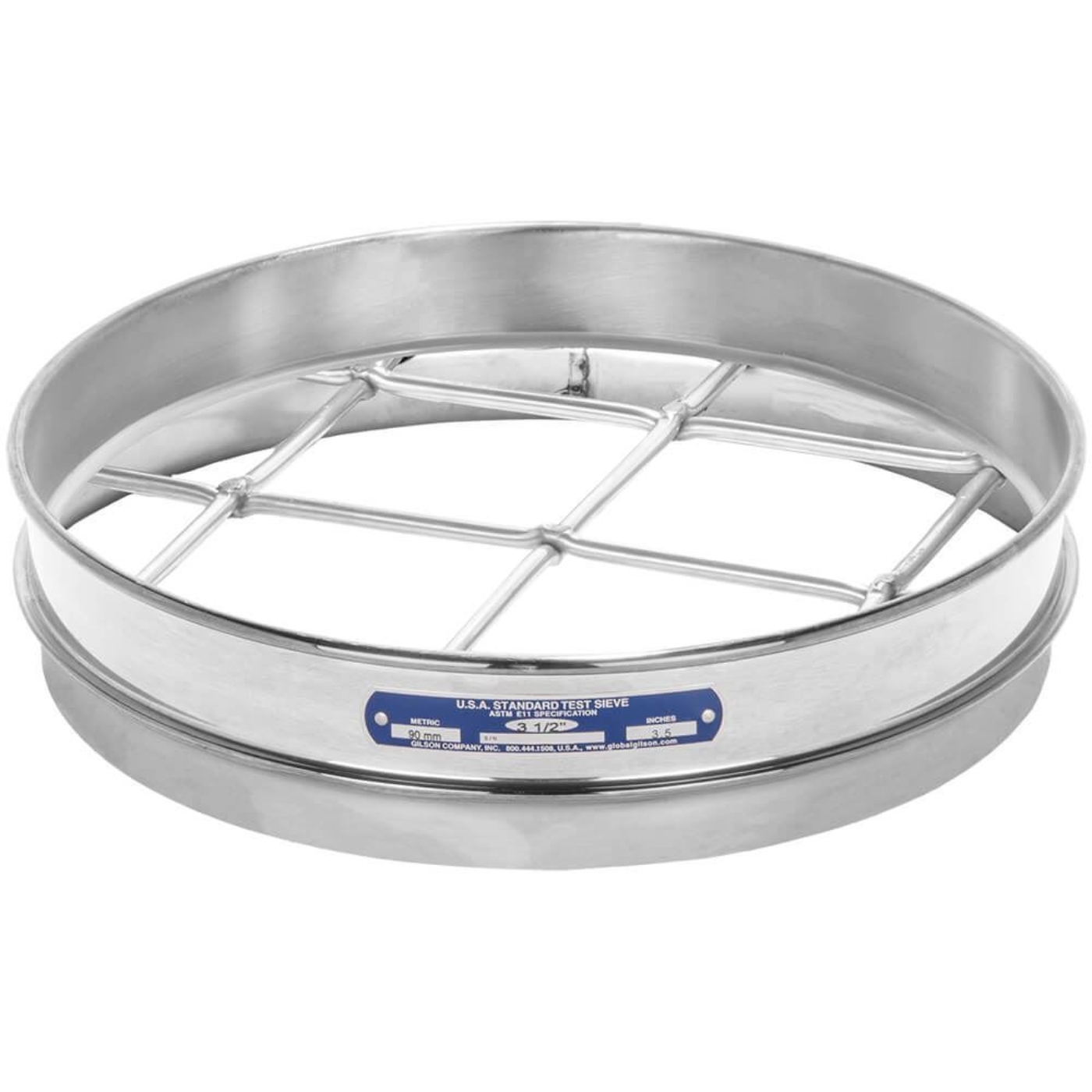 Picture of 12in Sieve, All Stainless, Half-Height, 4in
