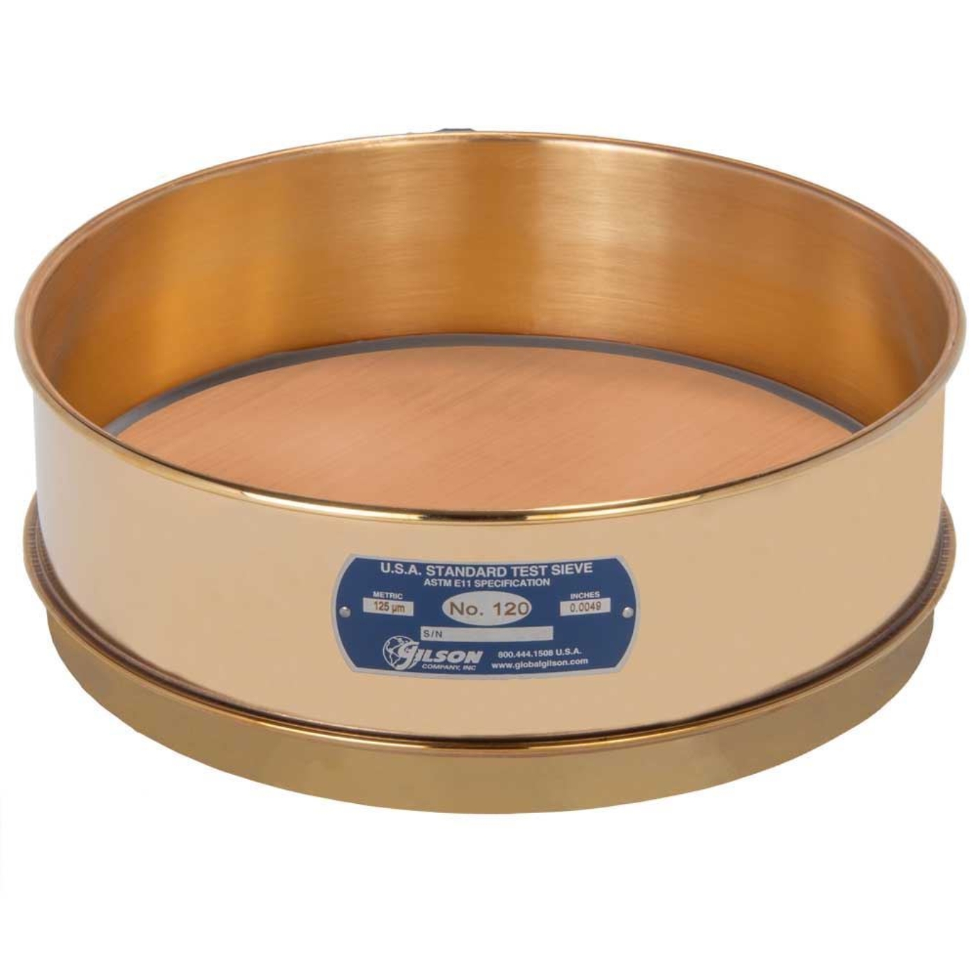 Picture of 12in Sieve, All Brass, Full-Height, No.140