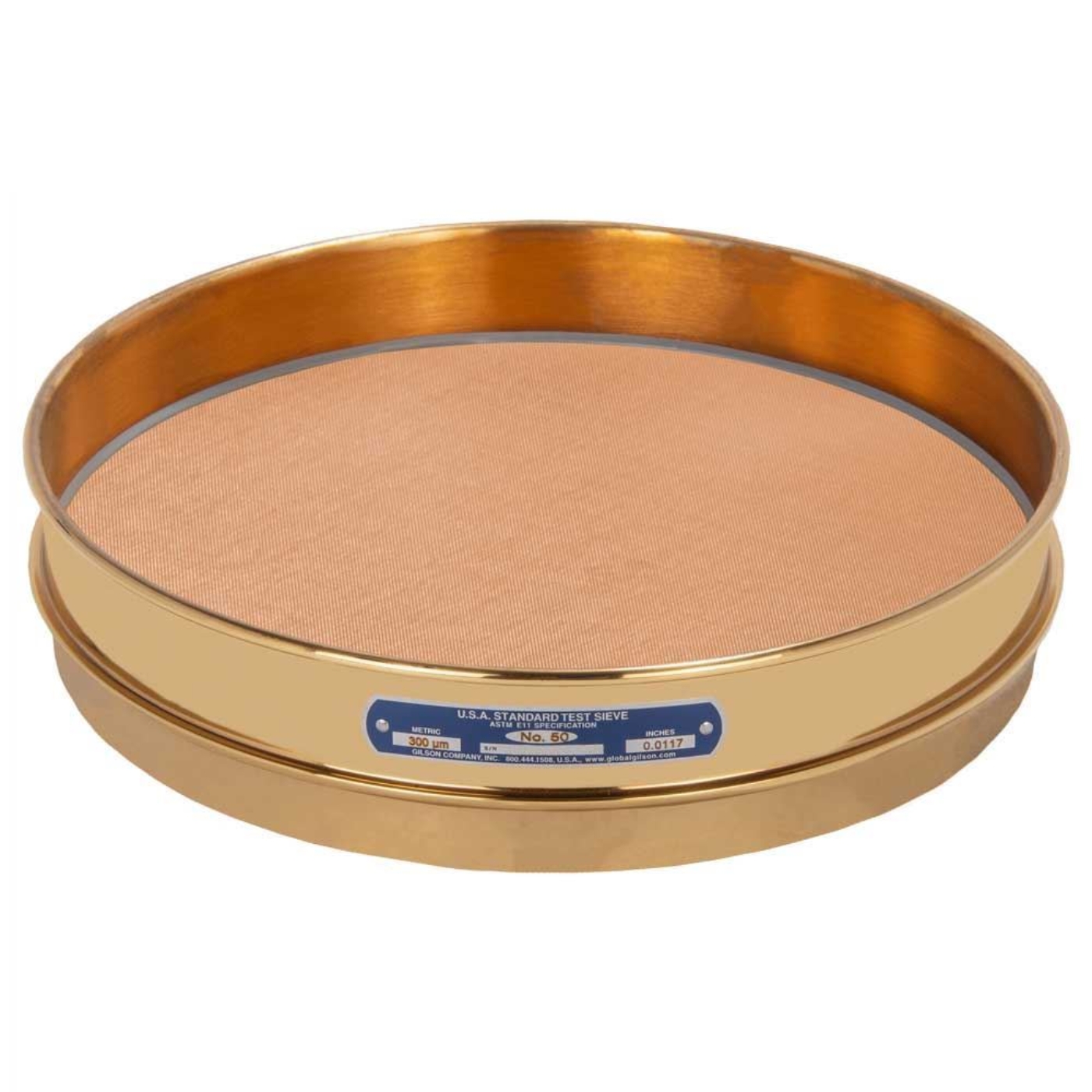 Picture of 12in Sieve, All Brass, Half-Height, No.60