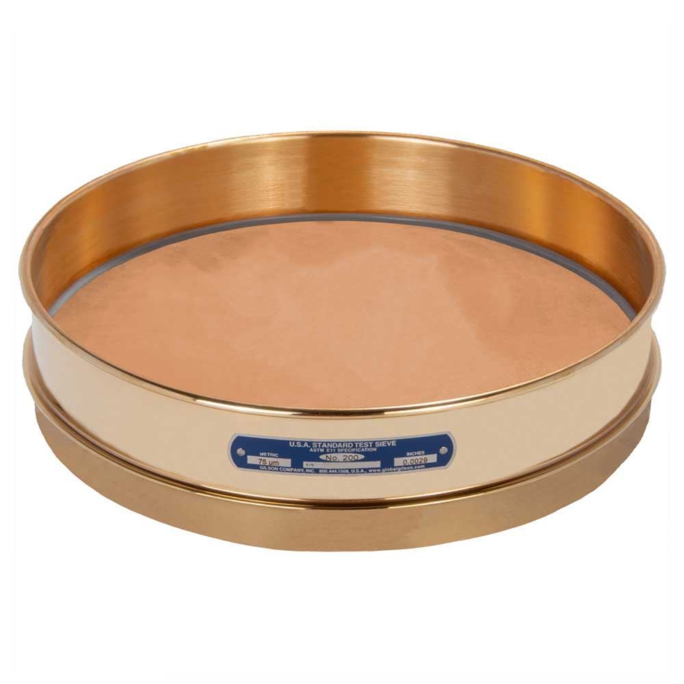Picture of 12in Sieve, All Brass, Intermediate-Height, No.325