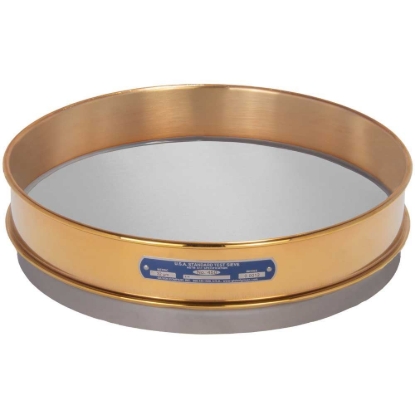 Picture of 12in Sieve, Brass/Stainless, Intermediate-Height, No.500