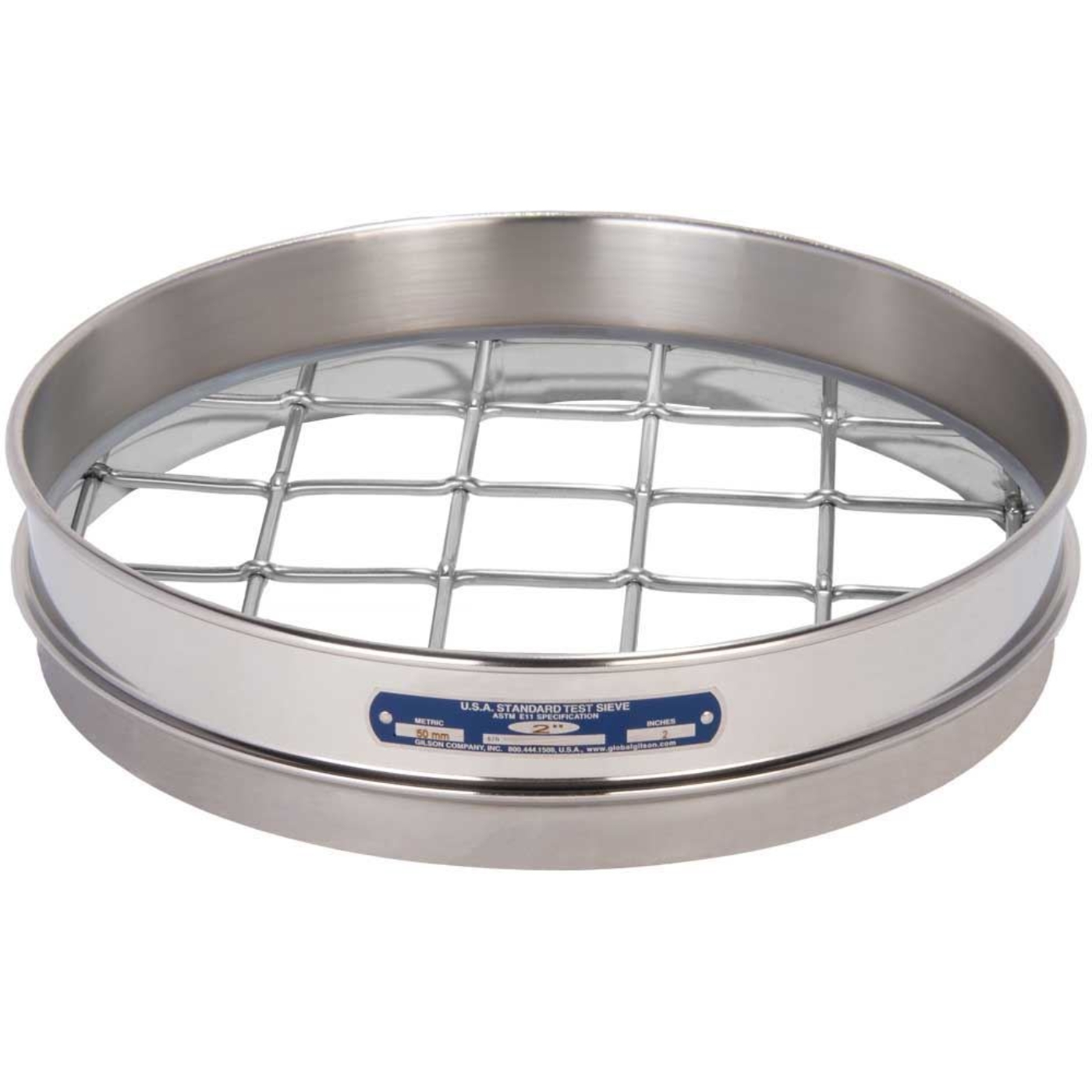 Picture of 12in Sieve, All Stainless, Half-Height, 1-3/4in