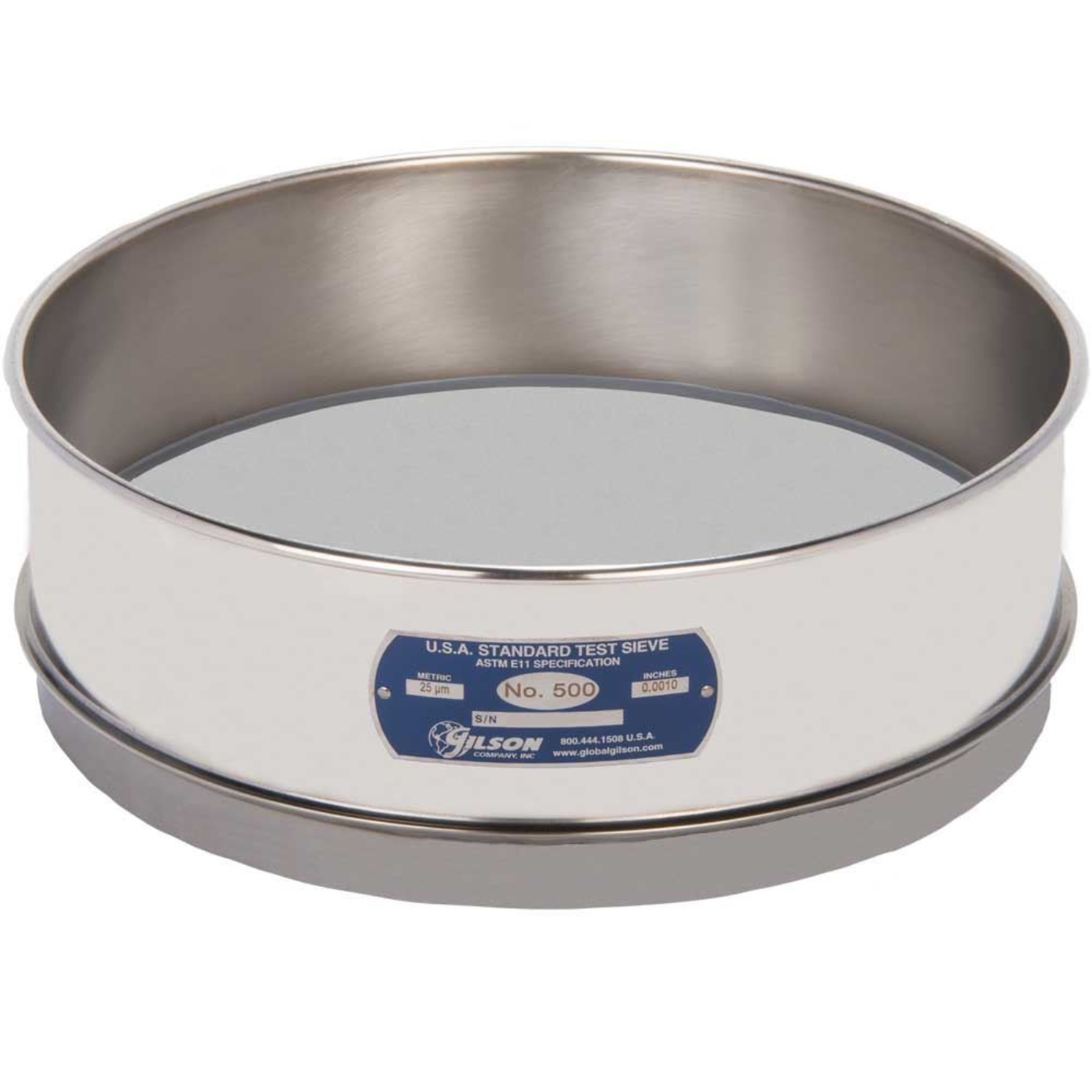 Picture of 12in Sieve, All Stainless, Full-Height, No.450