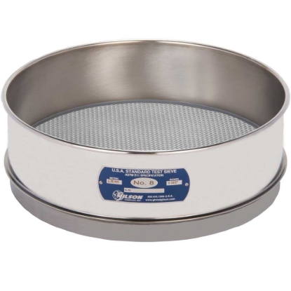 Picture of 12in Sieve, All Stainless, Full-Height, 1/8in