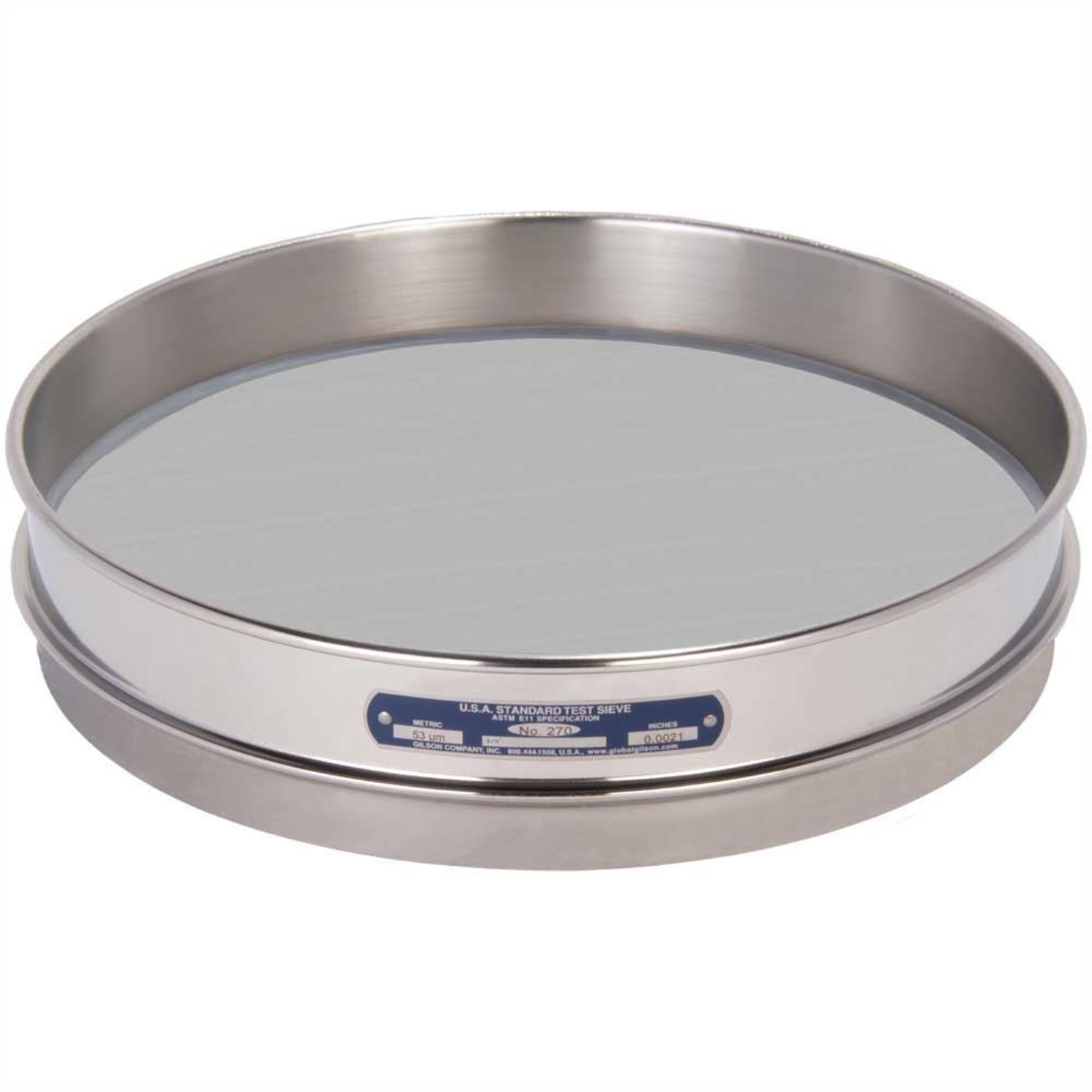 Picture of 12in Sieve, All Stainless, Half-Height, No.230