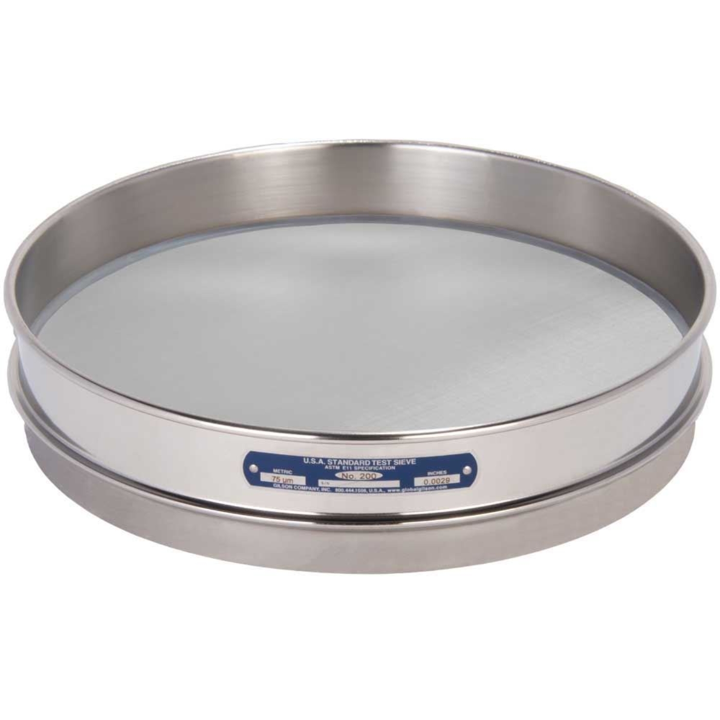 Picture of 12in Sieve, All Stainless, Half-Height, No.170