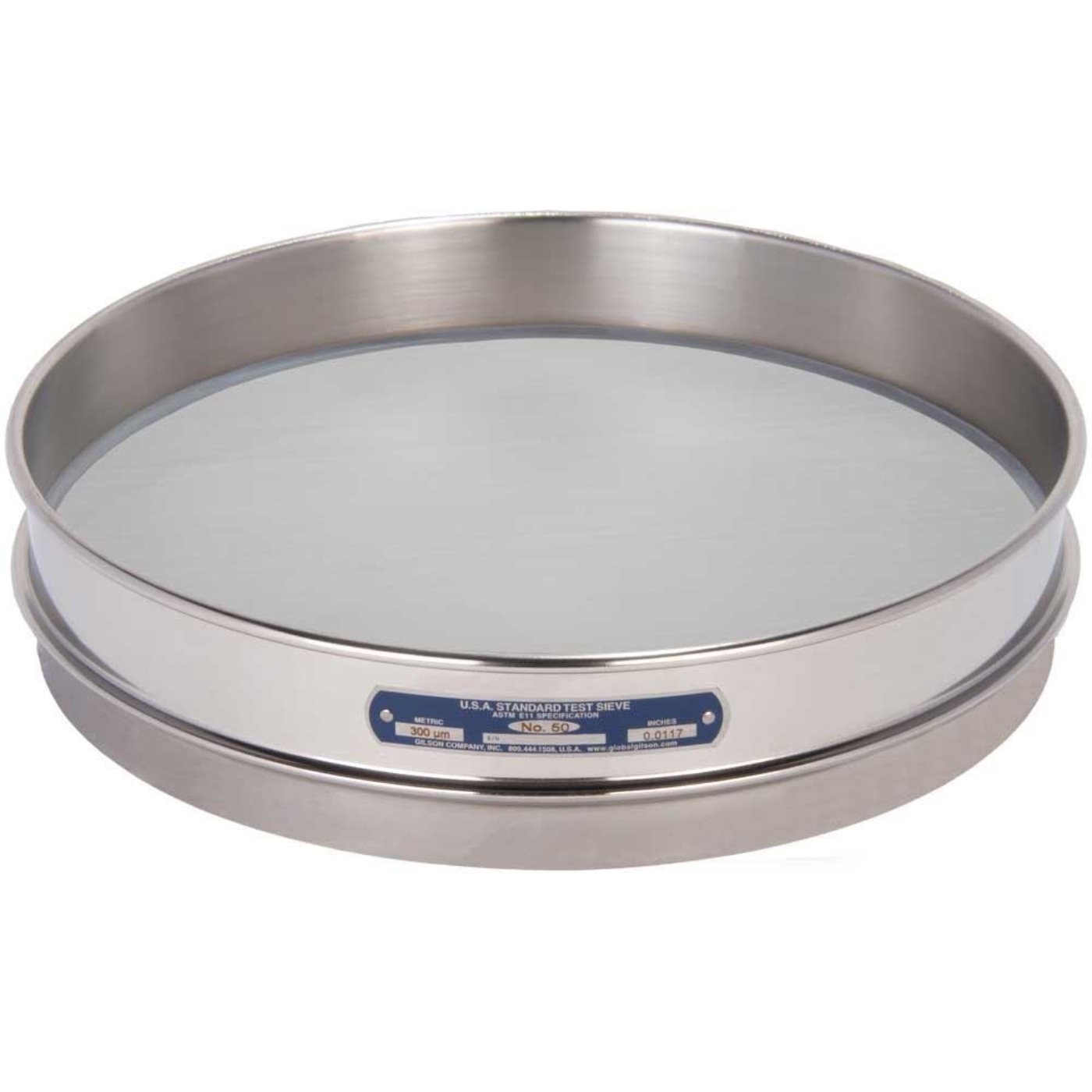 Picture of 12in Sieve, All Stainless, Half-Height, No.45