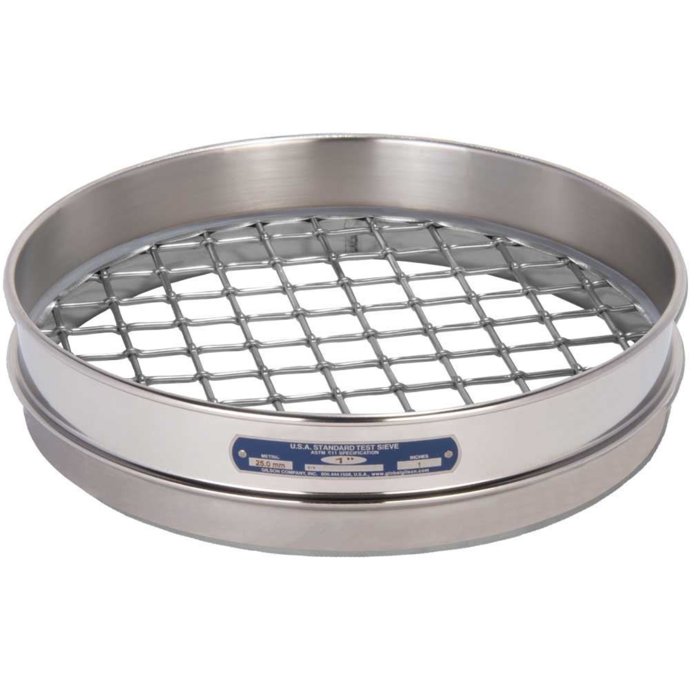 Picture of 12in Sieve, All Stainless, Half-Height, 1.06in