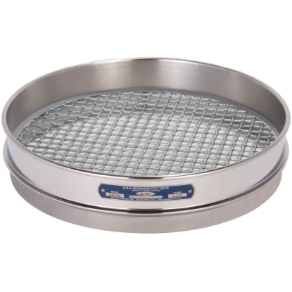 Picture of 12in Sieve, All Stainless, Half-Height, 5/16in