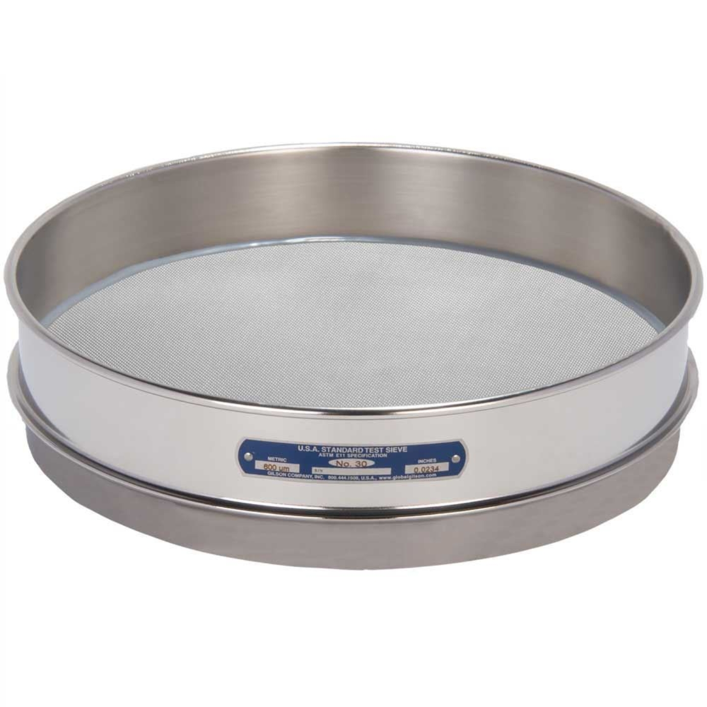 Picture of 12in Sieve, All Stainless, Intermediate-Height, No.25