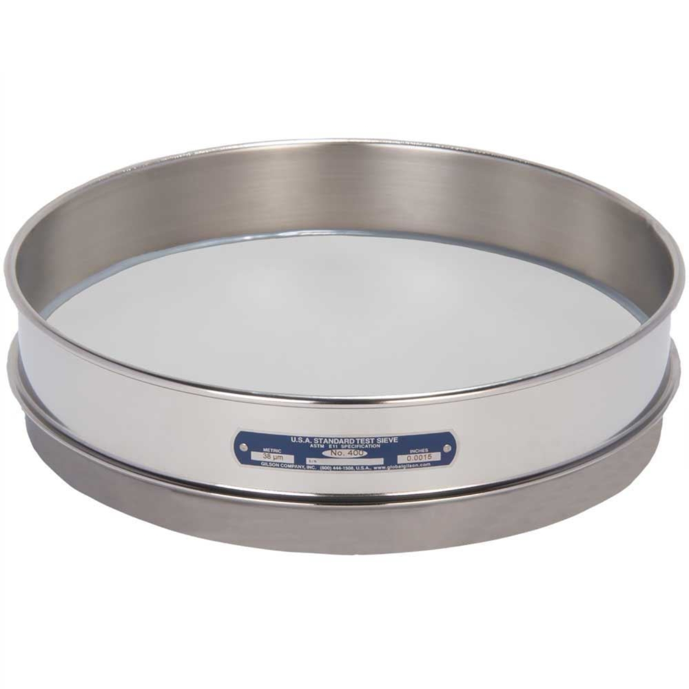 Picture of 12in Sieve, All Stainless, Intermediate-Height, No.325