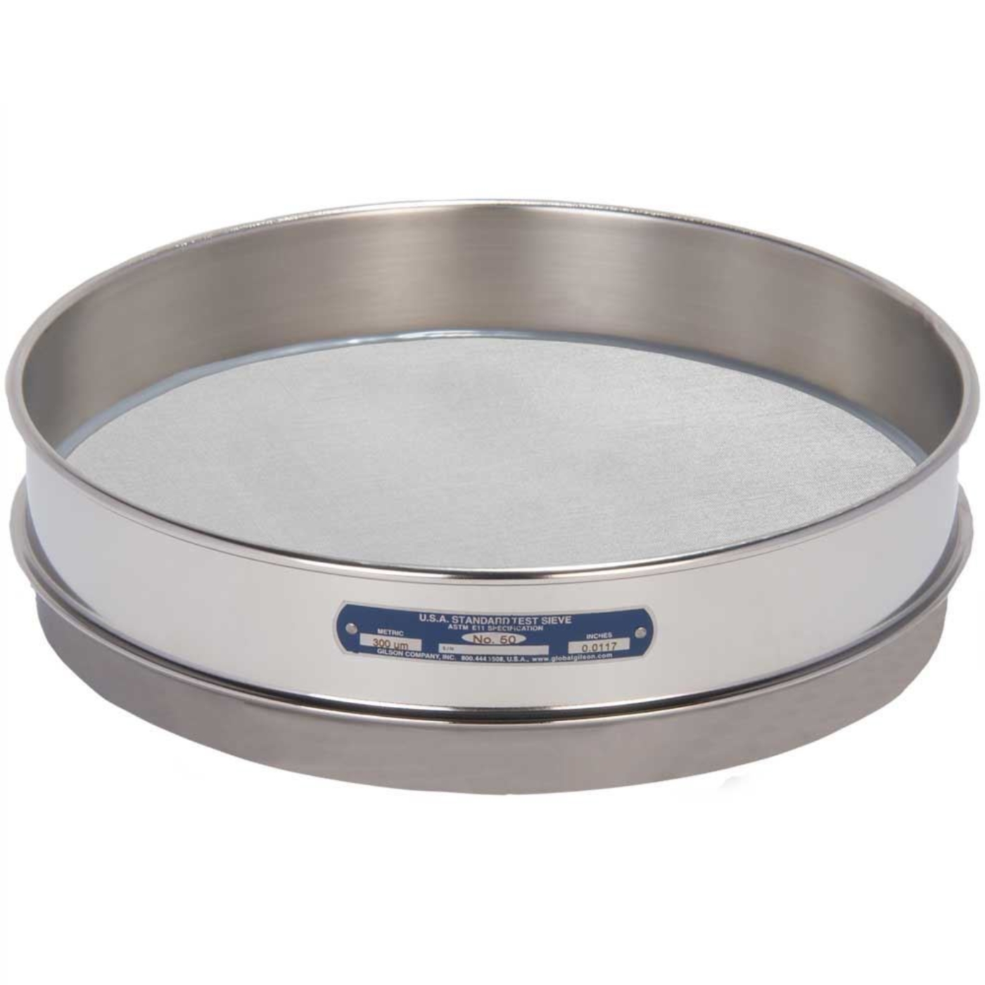 Picture of 12in Sieve, All Stainless, Intermediate-Height, No.45