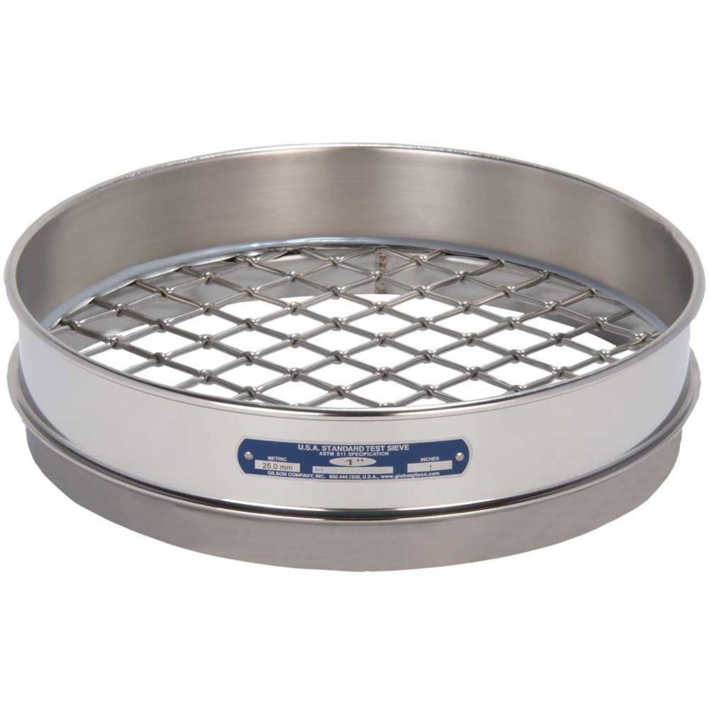Picture of 12in Sieve, All Stainless, Intermediate-Height, 1.06in