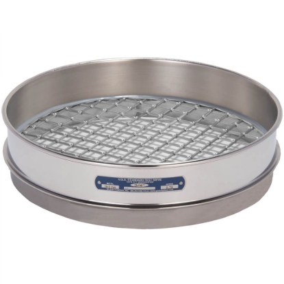 Picture of 12in Sieve, All Stainless, Intermediate-Height, 3/8in