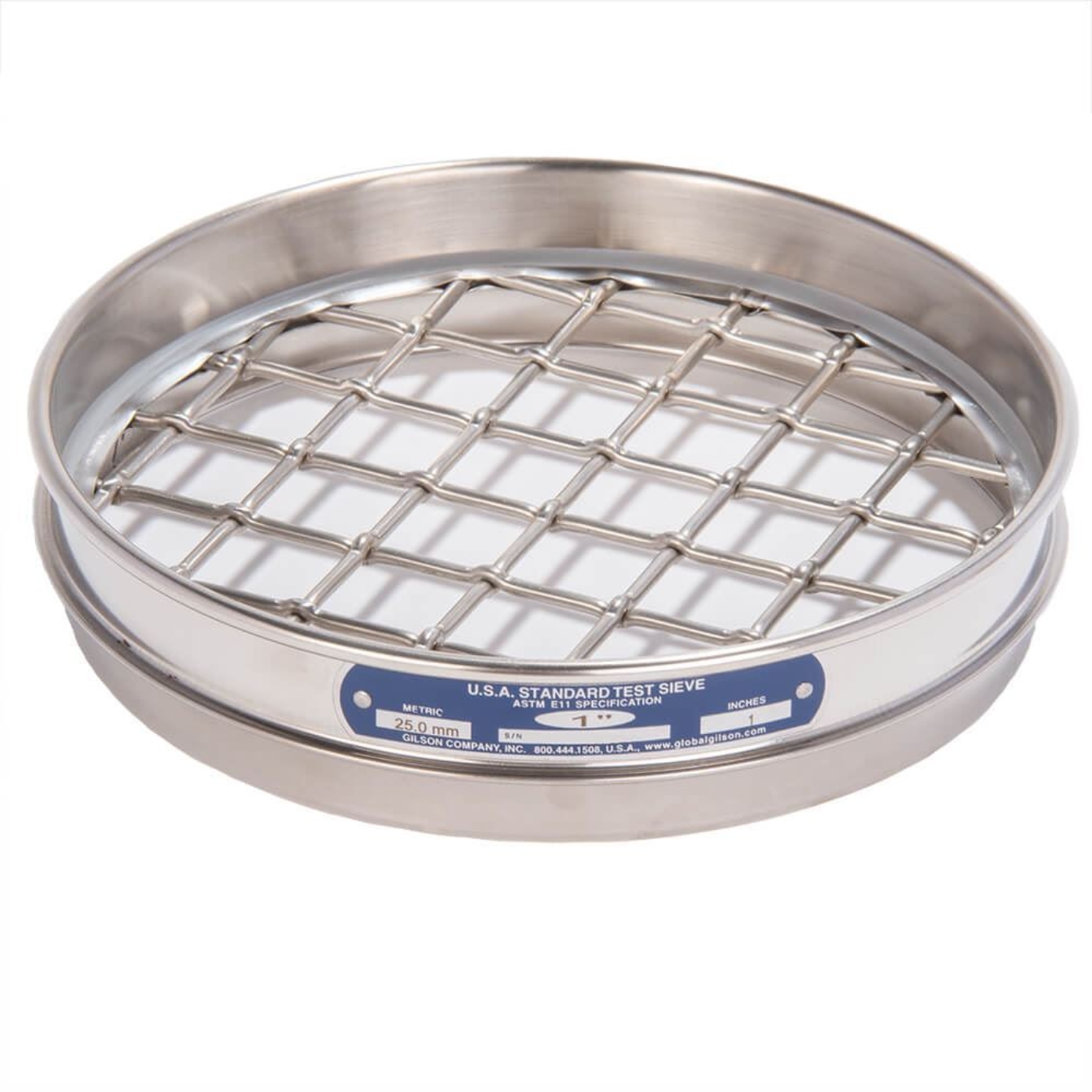 Picture of 8in Sieve, All Stainless, Half-Height, 1-1/4in