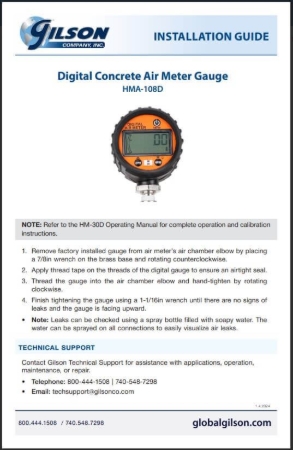 Picture for category Digital Concrete Air Meter Gauge