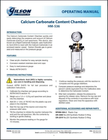 Picture for category Calcium Carbonate Content Chamber