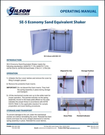 Picture for category Economy Sand Equivalent Shaker