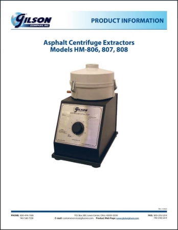 Picture for category Asphalt Centrifuge Extractors