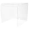 Clear Acrylic Draft Shield, Medium