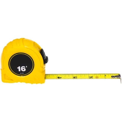 16ft Tru-Zero Hook Measuring Tape (Inches/Centimeters)