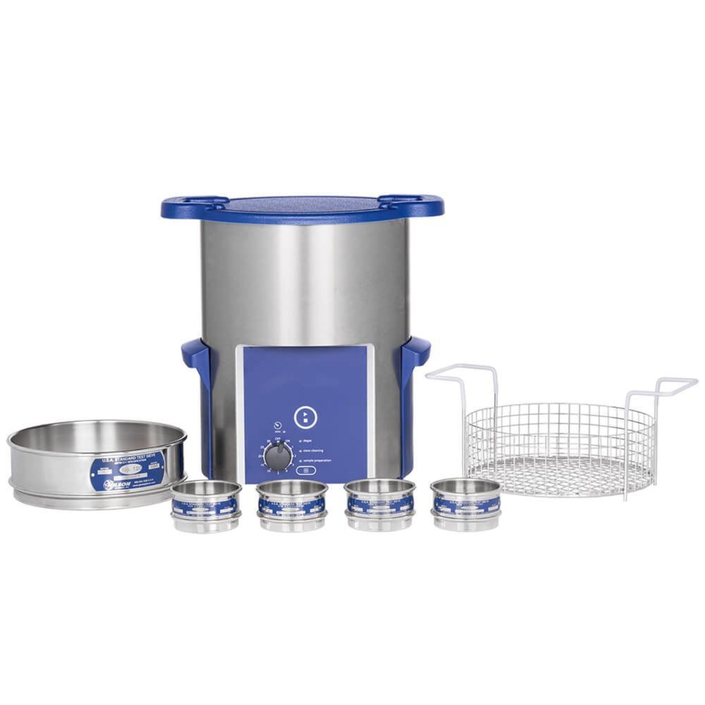 1.3gal Ultrasonic 3in/8in Sieve Cleaner