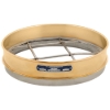 12in Sieve, Brass/Stainless, Intermediate-Height, 4in