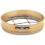 12in Sieve, Brass/Stainless, Intermediate-Height, 4in