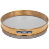 Picture of 12in Sieve, Brass/Stainless, Half-Height, No.400 with Backing Cloth