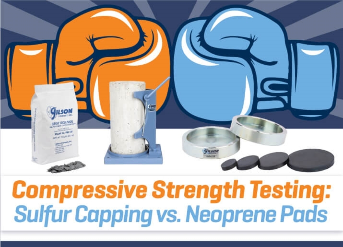 Compressive Strength Testing: Sulfur Capping or Neoprene Pads?