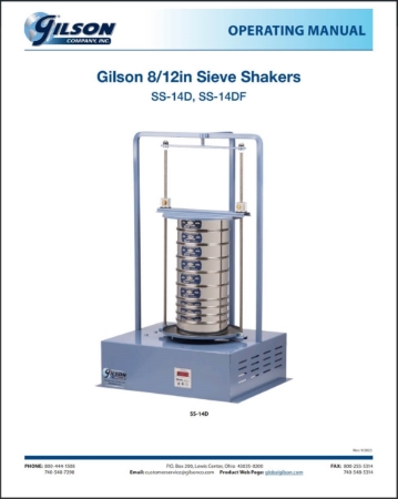 Picture for category Gilson 8in / 12in Sieve Shakers
