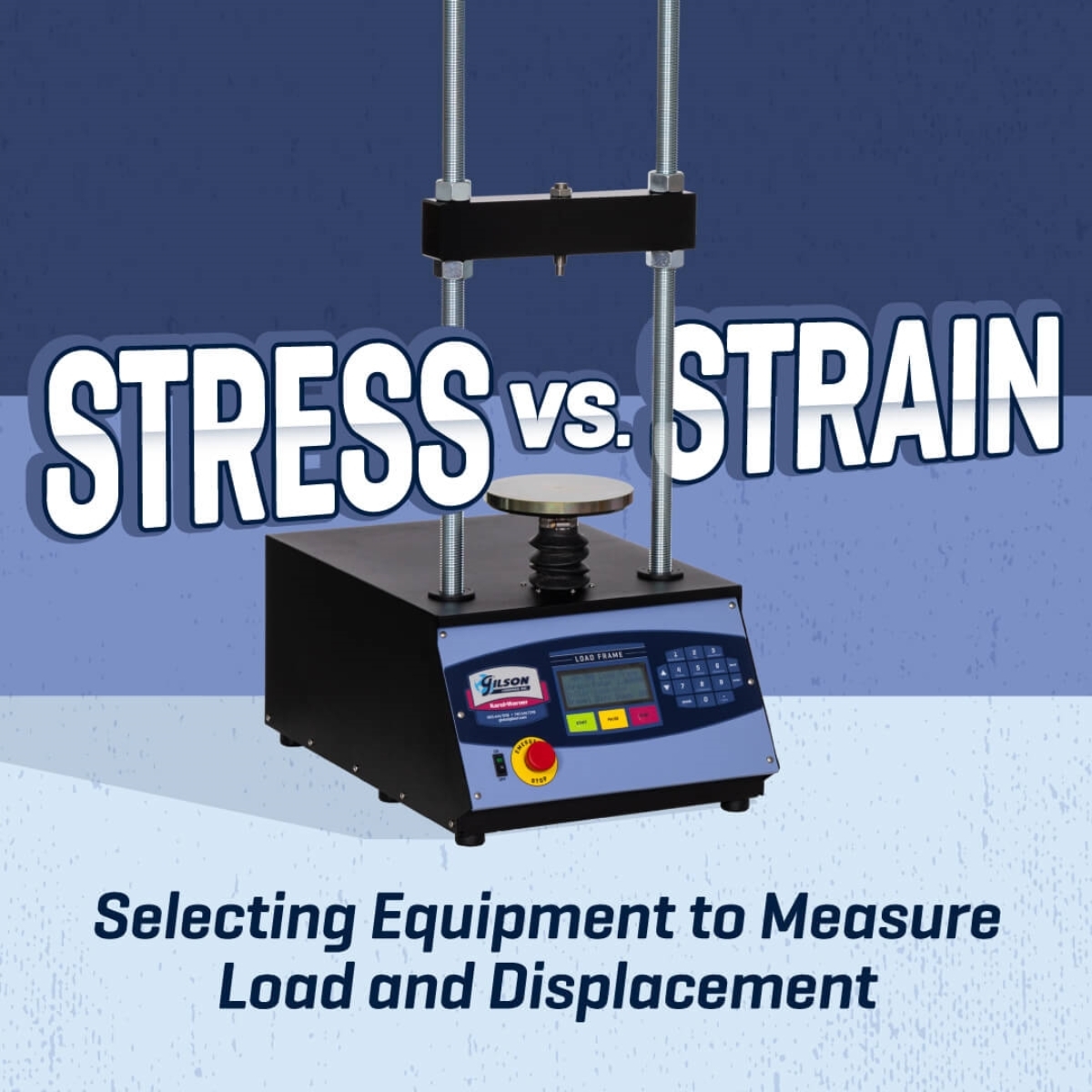Stress vs. Strain: Selecting Equipment to Measure Load & Displacement