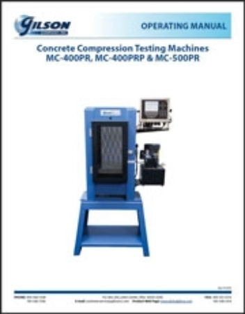 Picture for category MC-400PR, MC-500PR, & MC-500PRP Concrete Compression Machines