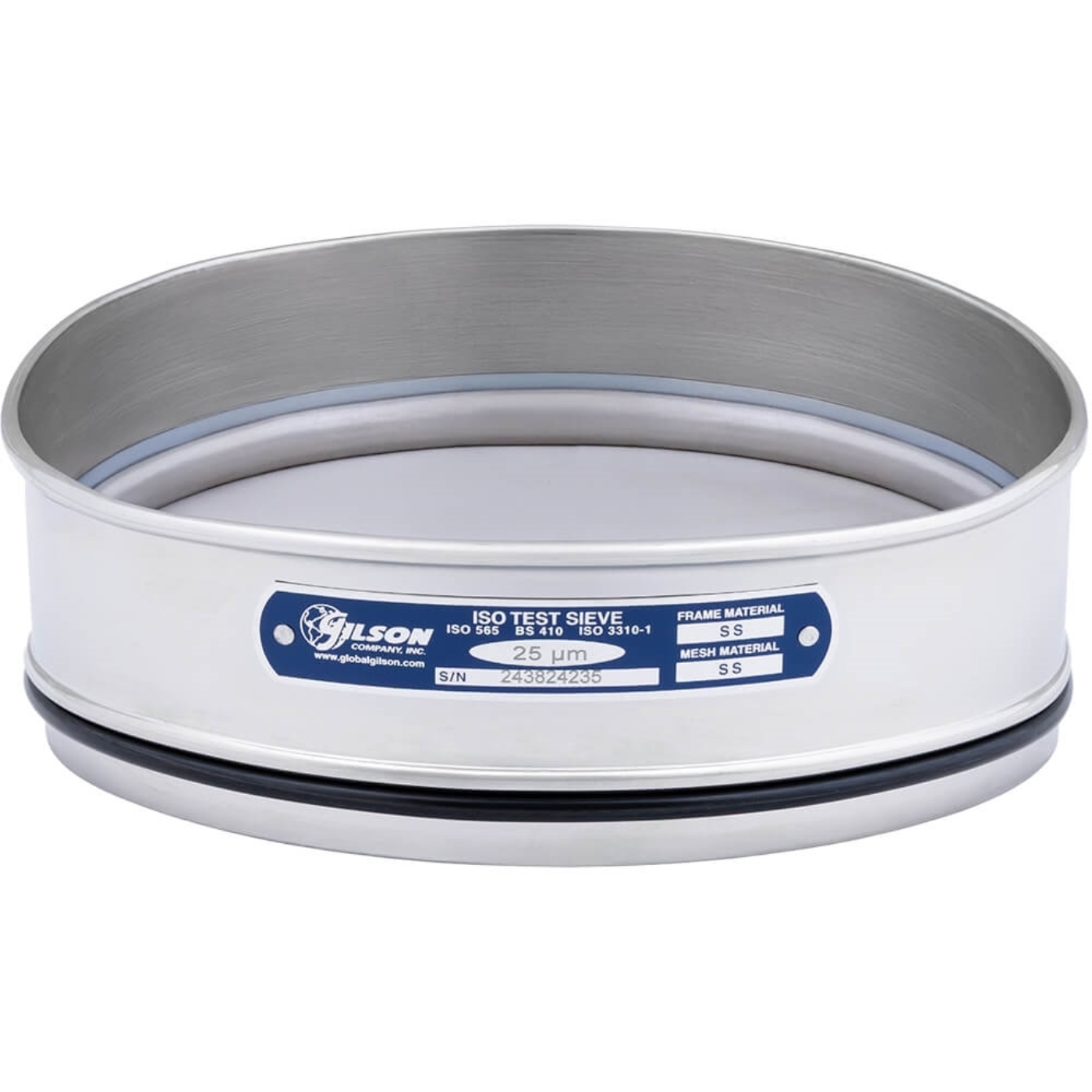 200mm Sieve, All Stainless, Full Height, 25µm