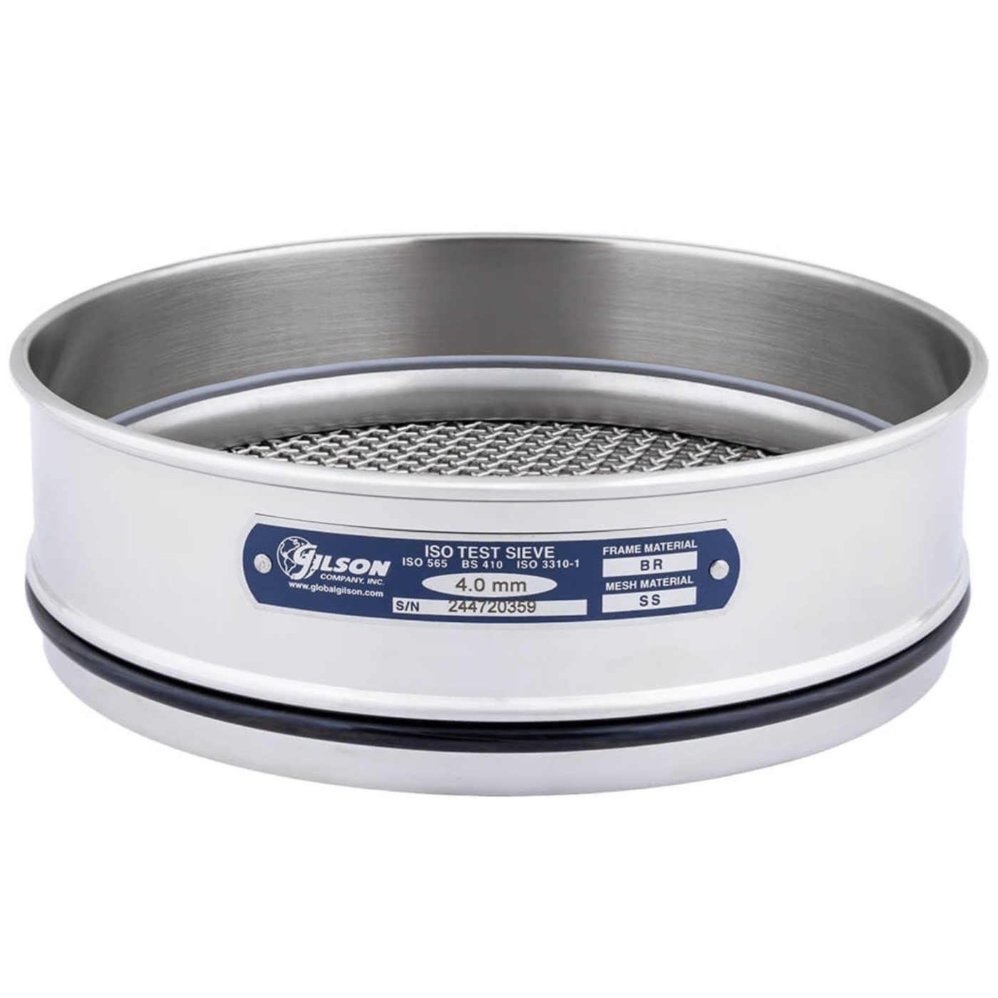 200mm Sieve, All Stainless, Full Height, 4mm