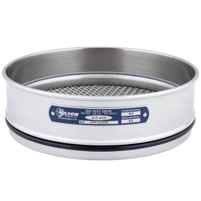 200mm Sieve, All Stainless, Full Height, 4mm