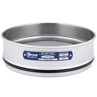 200mm Sieve, All Stainless, Full Height, 1.25mm