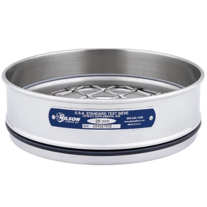 	200mm Sieve, All Stainless, Full Height, 25mm
