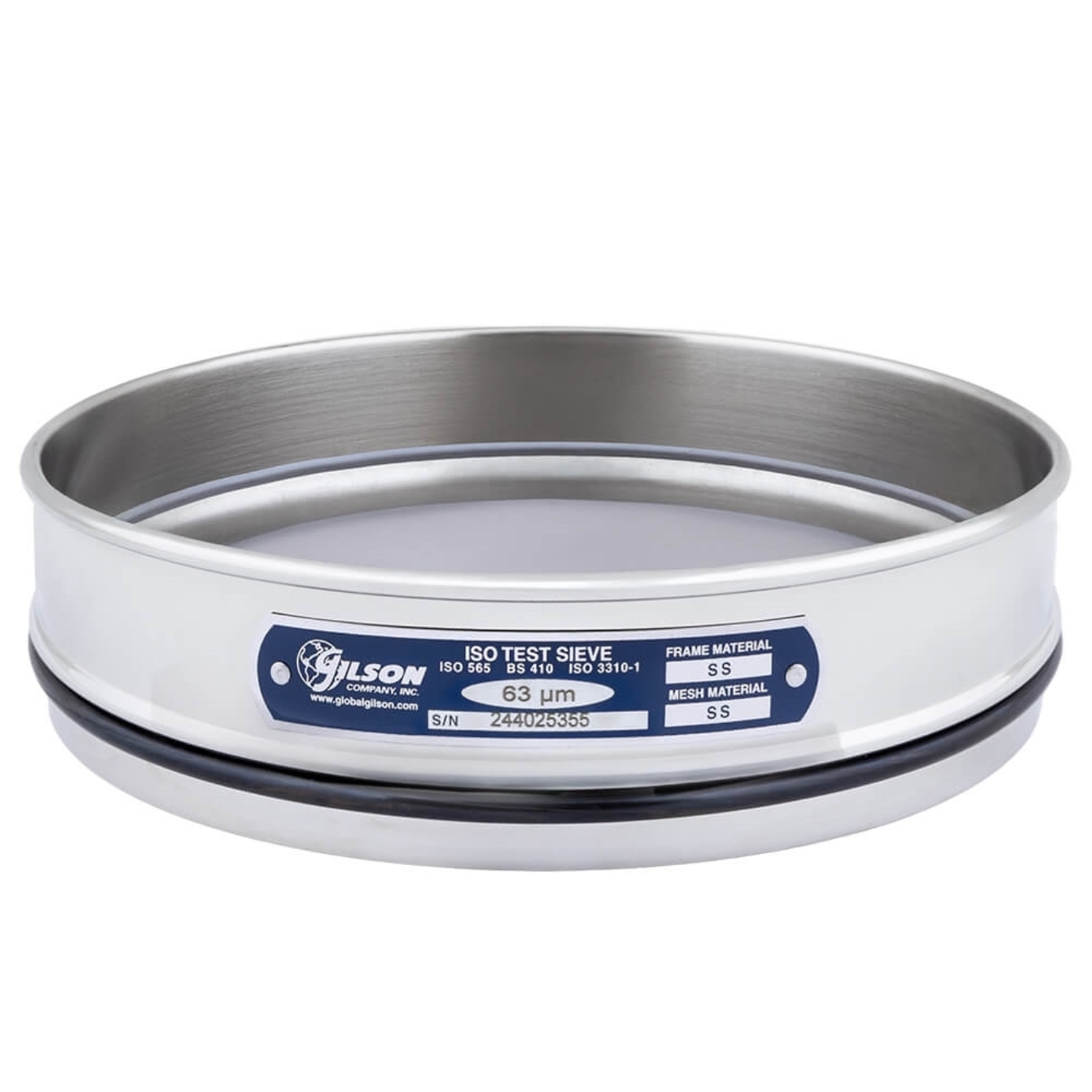 	200mm Sieve, All Stainless, Half Height, 20mm