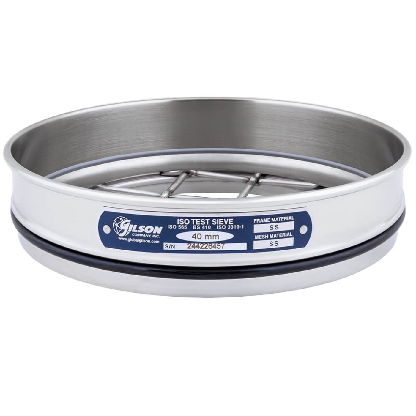 	200mm Sieve, All Stainless, Half Height, 40mm