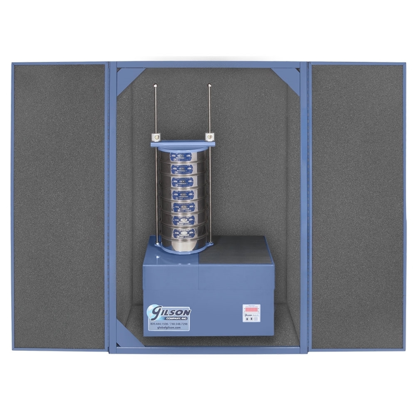 Gilson Sound Enclosure with Gilson Tapping Sieve Shaker (Shaker not included)
