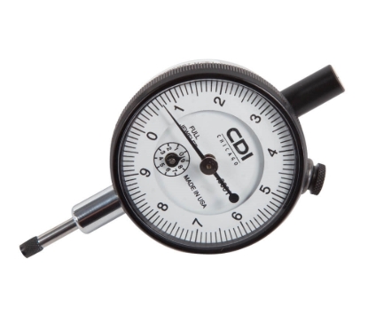 Mechanical Dial Indicator, Clockwise - 0.5 x 0.0001in (Range x Divisions)