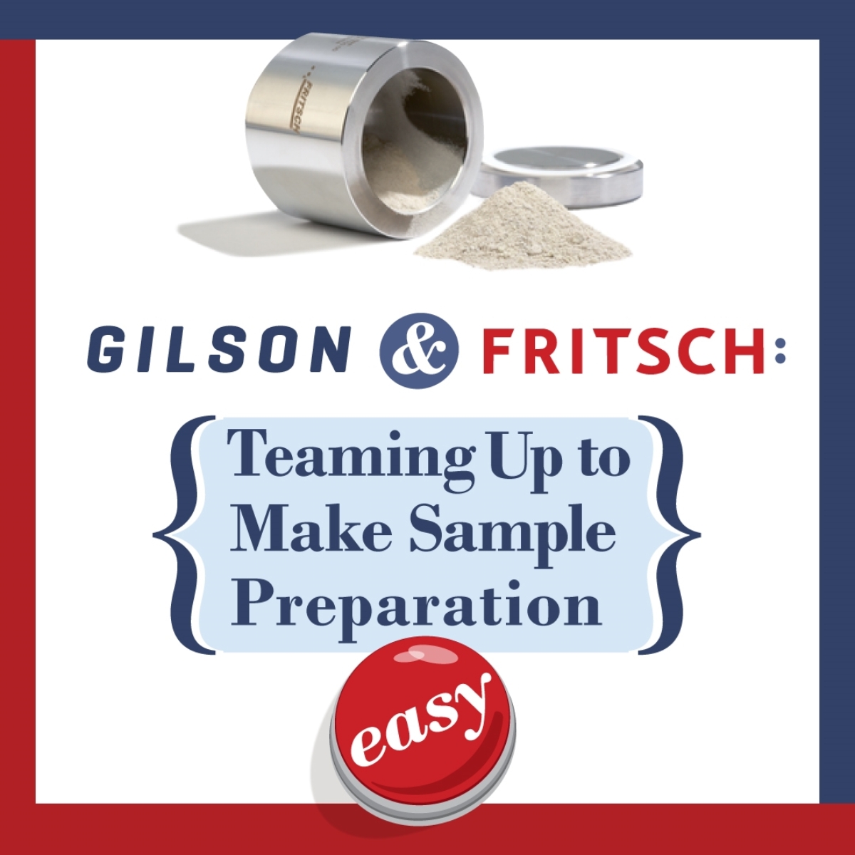 Gilson and Fritsch: Teaming Up to Make Sample Preparation Easy 