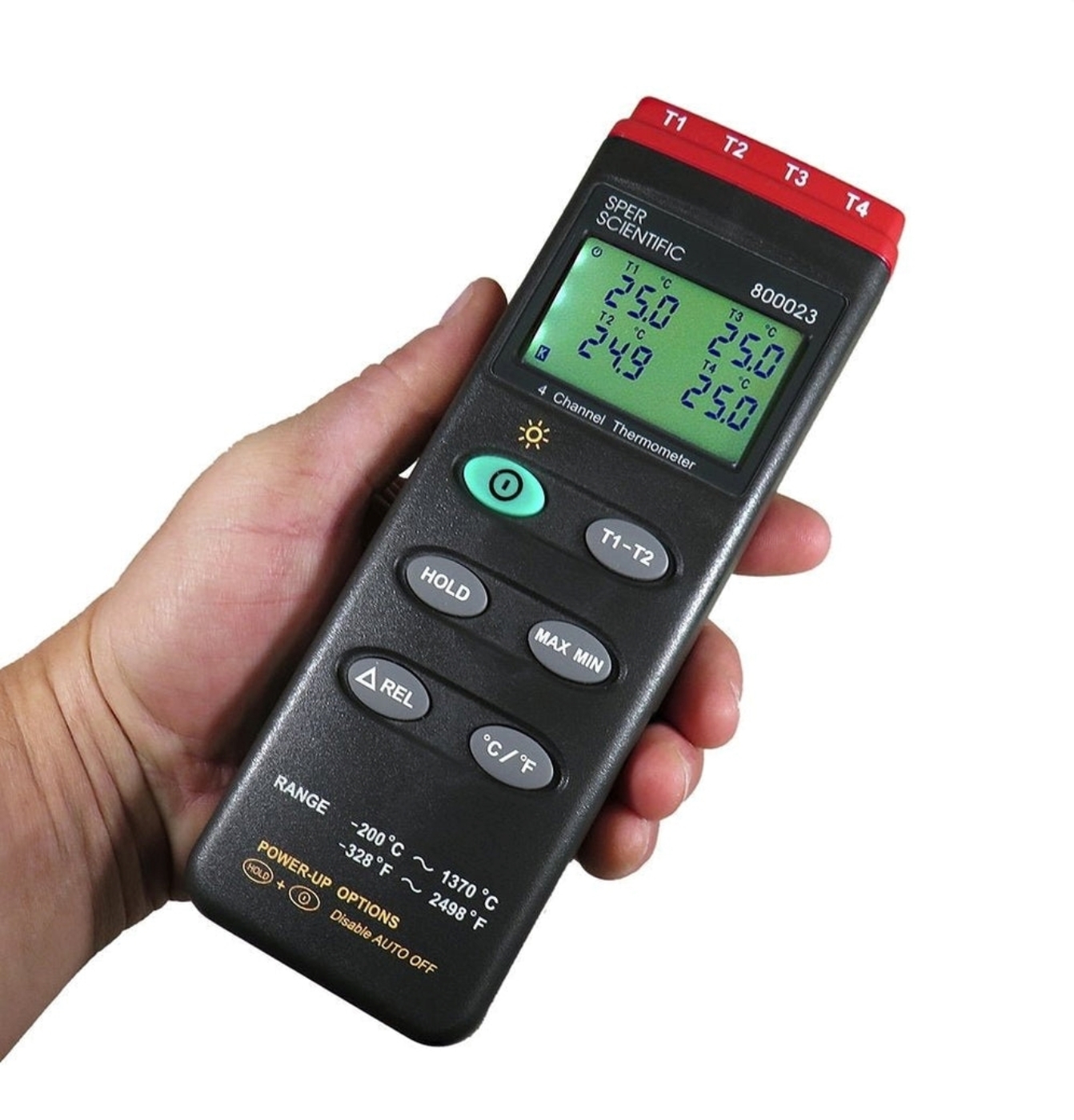 Picture of 4-Channel Thermometer, -328°–2,498°F (-200°–1,370°C)