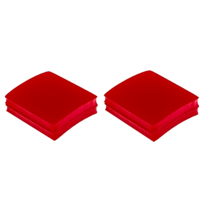 Pad Caps for HM-340 Retainers, 4 Red